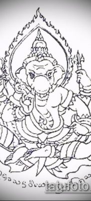 татуировка sak yant № 804 - уникална версия на модела, която може да се използва добре за обработка и нанасяне като татуировка sak yant с масло