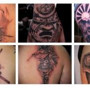 A szamuráj tetoválás értéke fotókon és képeken