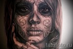 Tetoválás Santa Muerto példa a 2. képen