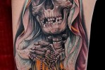 Tetoválás Santa Muerto 12