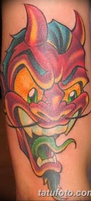 Fénykép a Sátán tetoválásról, kelt: 2018. 07. 31. №020 - Sátán tetoválása -