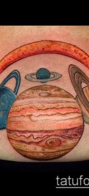 fotó tetoválás Saturn (tetoválás Saturn) (érték) - példa rajz - 076