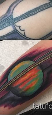 fotó tetoválás Saturn (tetoválás Saturn) (érték) - példa rajz - 056