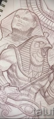 A szfinx tetoválás hűvös változata - szfinx tetováláshoz használható a lábán