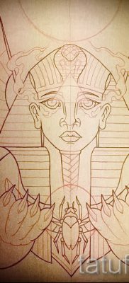 A szfinx tetoválás hűvös változata - használhatja a szfinx tetoválás jelentését a lányok számára