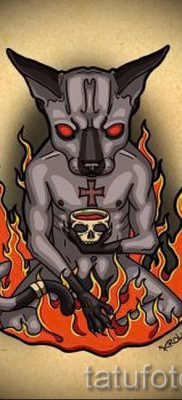 A szfinx tetoválás érdekes változata - a karon lévő szfinx tetováláshoz használható