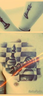 Sakk tetoválás jelentése - a kész tetoválásminták fotóinak gyűjteménye