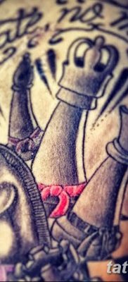 fotó a sakktetoválásról, keltezés: 2017. 09. 16. №015 - sakk tetoválás -