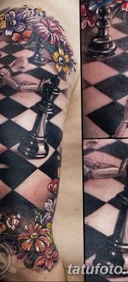 fotó a sakktetoválásról, keltezés: 2017. 09. 16. №019 - sakk tetoválás -