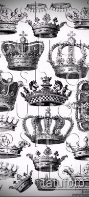 fotó Monomach kalap tetoválásáról (érték) - példa rajz - 006