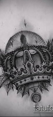 fotó Monomach kalap tetoválásáról (érték) - példa rajz - 005