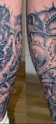 fotó a fogaskerék tetoválásról, 2017.08.08., №080 - Fogaskerék tetoválás -