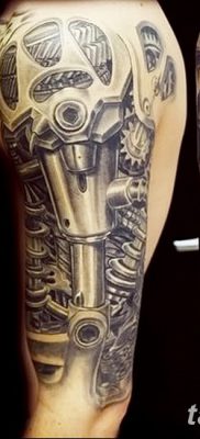 fotó a fogaskerék tetoválásról, kelt 2017.08.01., №081 - Fogaskerék tetoválás -