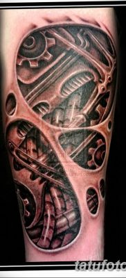 fotó a fogaskerék tetoválásról, kelt 2017.08.01. №091 - Fogaskerék tetoválás -