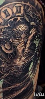 fotó a fogaskerék tetoválásról, kelt 2017.08.01. №096 - Fogaskerék tetoválás -