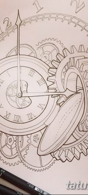 fotó egy fogaskerék tetoválásról, kelt 2017.08.01 №126 - Fogaskerék tetoválás -