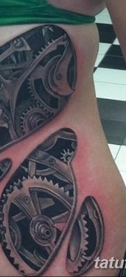 fotó a fogaskerék tetoválásról, kelt 2017.08.01. №136 - Fogaskerék tetoválás -