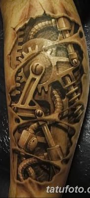 fotó egy fogaskerék tetoválásról, kelt 2017.08.01. №140 - Fogaskerék tetoválás -