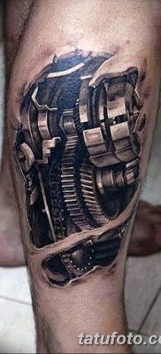 fotó a fogaskerék tetoválásról, kelt 2017.08.01. №142 - Fogaskerék tetoválás -