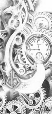 fotó egy fogaskerék tetoválásról, kelt 2017.08.01. №146 - Fogaskerék tetoválás -