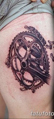 fotó a fogaskerék tetoválásról, dátum: 2017.08.08. №158 - fogaskerék tetoválás -