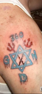 fotó tetoválás hatágú csillag 2018.06.23 -tól №015 -tetováló hatágú csillag -