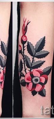 fotó csipkebogyó tetoválásról a csipkebogyó tetoválás jelentéséről szóló cikkhez - tatufoto.ru - 8