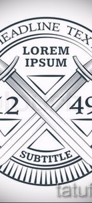 Egy pajzs és egy kard érdekes tetoválásának rajza anyaghoz a tetoválás jelentéséről karddal ellátott pajzs