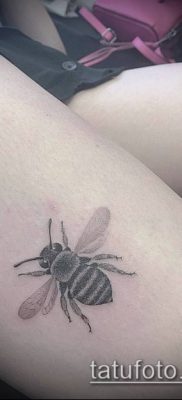 Bumblebee TATTOO No. 159 - a minta exkluzív változata, amely sikeresen használható a poszméhek tetoválásához az ujj feldolgozásához és alkalmazásához