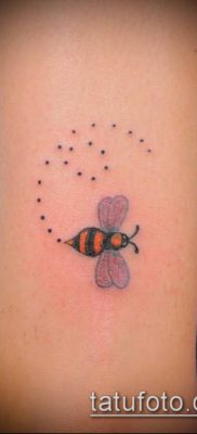 Bumblebee TATTOO № 915 - a kép exkluzív változata, amely könnyen használható felülvizsgálatra és tetováló poszméh chorobinka alkalmazására