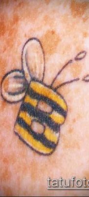 Bumblebee TATTOO No. 61 - a minta érdekes változata, amely jól használható poszméh shcherbinka feldolgozásához és tetováláshoz