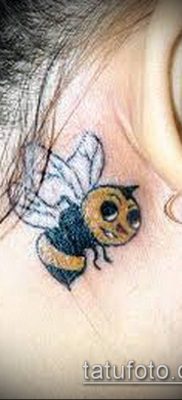 Bumblebee TATTOO # 659 - a minta hűvös változata, amely sikeresen használható a poszméh véső átalakítására és tetoválásra