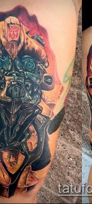 Bumblebee TATTOO # 609 - a minta hűvös változata, amely könnyen használható módosításra és poszméh tetoválásra