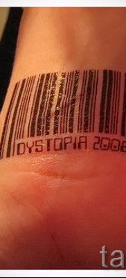 tetoválás vonalkód - fotó példa 08122015 42. sz