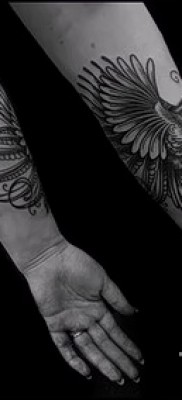 cinege tetoválás példa a 28. számú fényképen