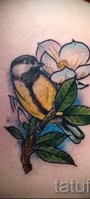 cinege tetoválás példa a 26 -os fényképen