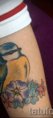 cinege tetoválás példa a 24 -es fényképen