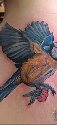 cinege tetoválás példa a 10. számú fényképen