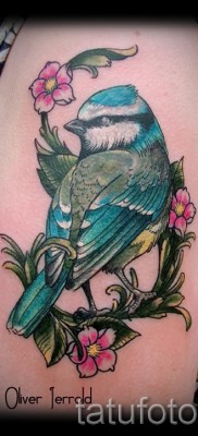 cinege tetoválás példa a 6. számú fotón