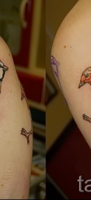 cinege tetoválás példa a 3. számú fotón