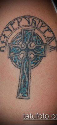 TATTOO SCANDINAVIAN RUNES №852 - en eksklusiv version af mønsteret, der med succes kan bruges til ændring og anvendelse som en tatovering skandinaviske runer