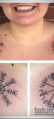 TATTOO SCANDINAVIAN RUNES # 724 - en sej version af mønsteret, der med succes kan bruges til behandling og tatovering af skandinaviske runer til amuletter