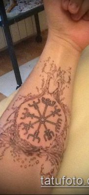 TATTOO SCANDINAVIAN RUNES №854 - en eksklusiv version af mønsteret, som godt kan bruges til ændring og tatovering af de skandinaviske runer yera