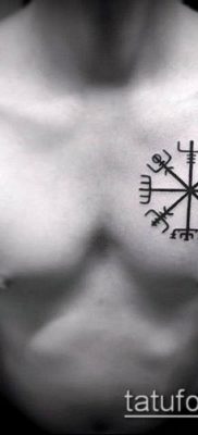 TATTOO SCANDINAVIAN RUNES №948 - en eksklusiv version af mønsteret, der med succes kan bruges til at transformere og anvende skandinaviske runer som en tatovering