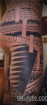 TATTOO SCANDINAVIAN RUNES # 547 - en sej version af mønsteret, der let kan bruges til behandling og tatovering af skandinaviske runer til amuletter