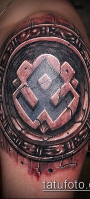 TATTOO SCANDINAVIAN RUNES №778 - en værdig version af billedet, der med succes kan bruges til at forfine og anvende som en tatovering af skandinaviske runer