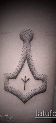 TATTOO SCANDINAVIAN RUNES # 789 - en værdig version af mønsteret, der let kan bruges til behandling og tatovering af skandinaviske runer til amuletter
