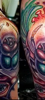 Пример за снимка на татуировка на скарабей 18