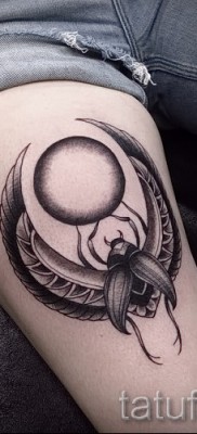 Примерна снимка на татуировка на скарабей 15