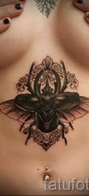 Примерна снимка на татуировка на скарабей 5